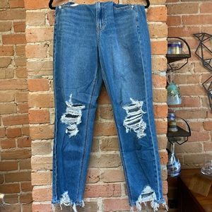AEO high-rise Mom jeans